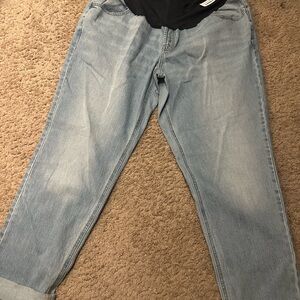 NWT Light Blue womens maternity light wash Jeans